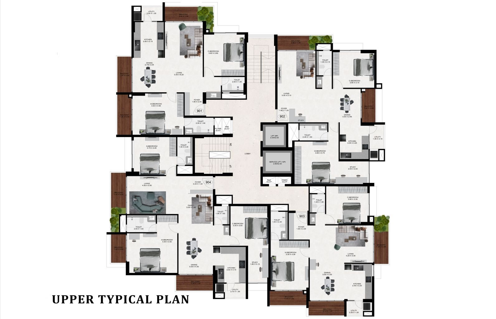 Upper Typical Plan
